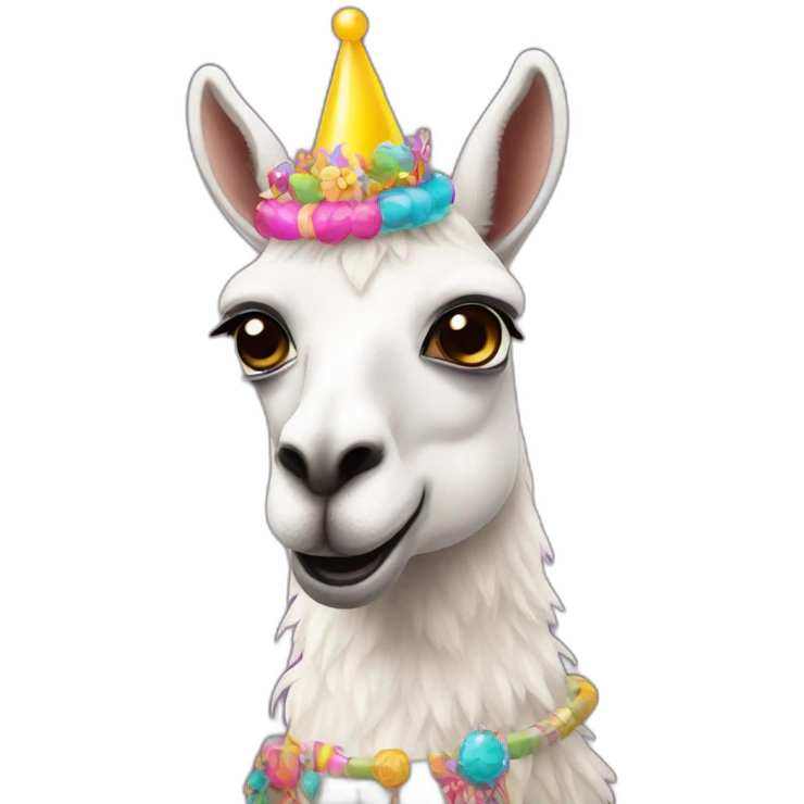 Party lama emoji