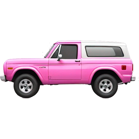 Pink ford bronco emoji