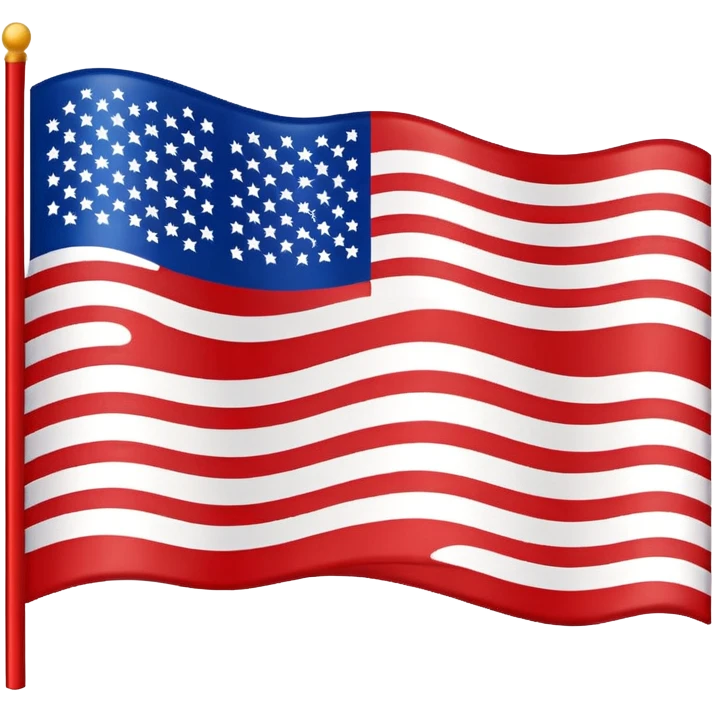 simplified upside down American flag emoji