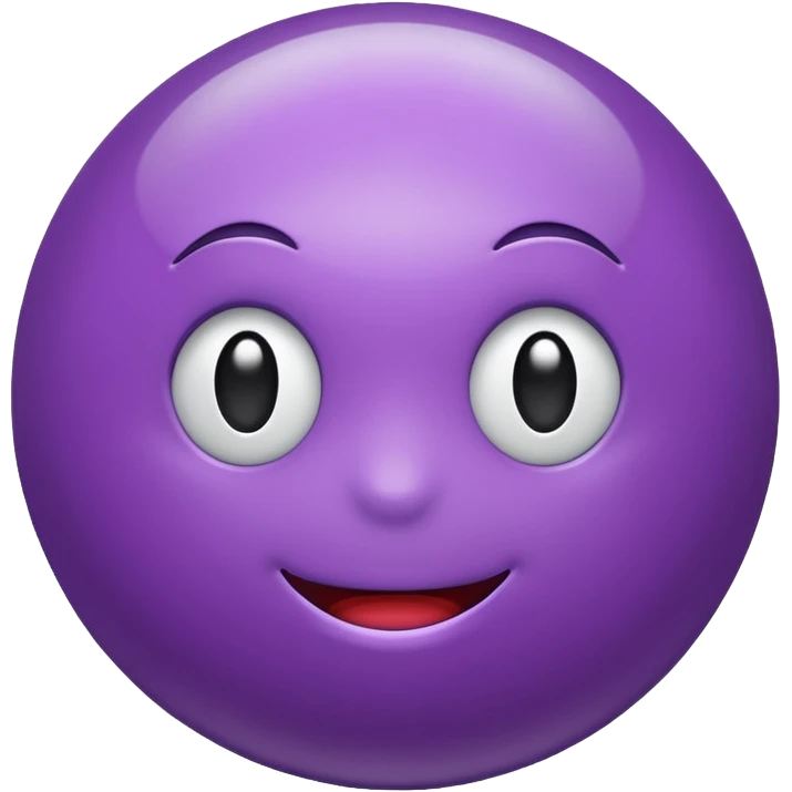 violet sphere emoji
