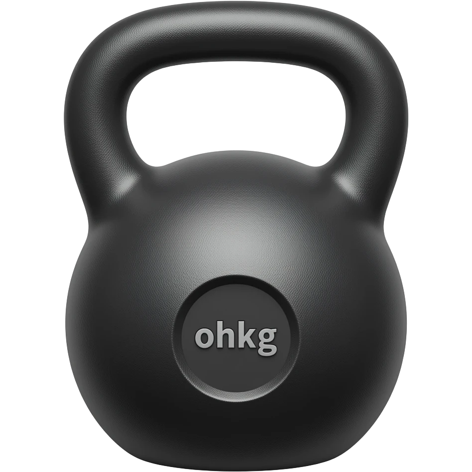 Cast iron kettlebell 20kg emoji