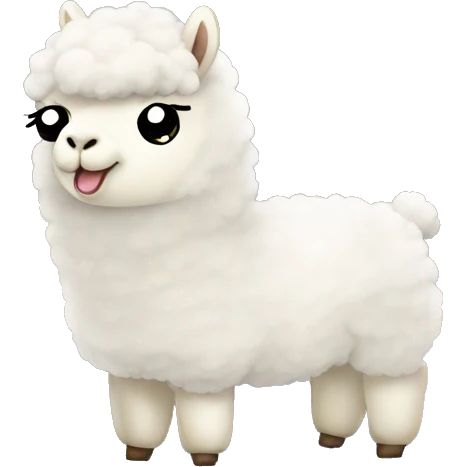alpacas under cloud emoji