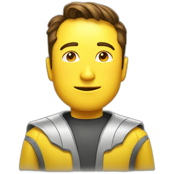 yellow elon musk emoji