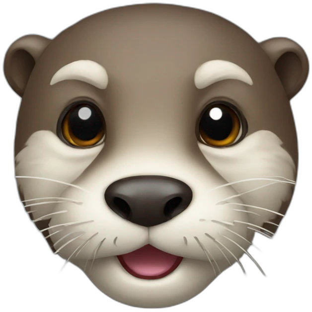 otter with mustache emoji