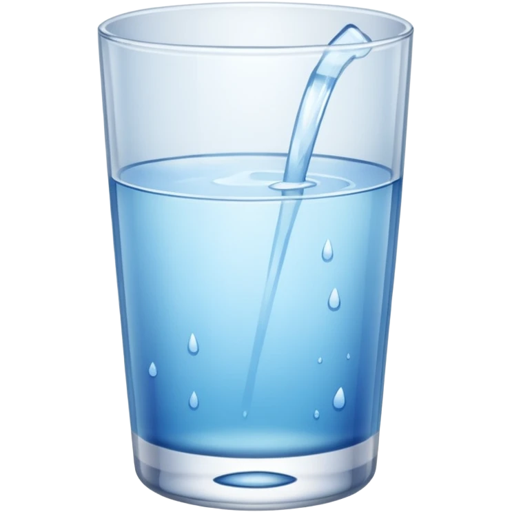 glass of water emoji