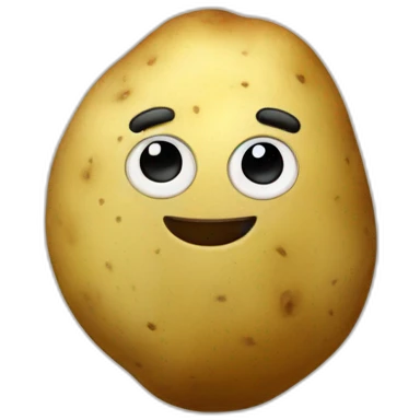 Potato with wheels emoji