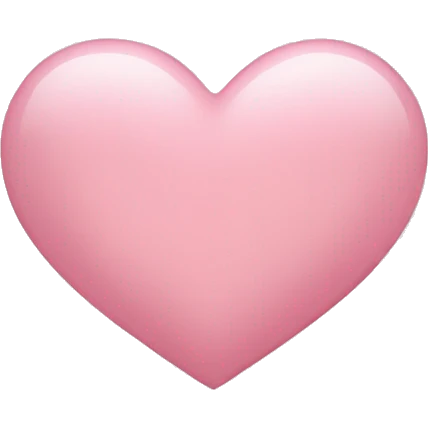 light pink heart emoji
