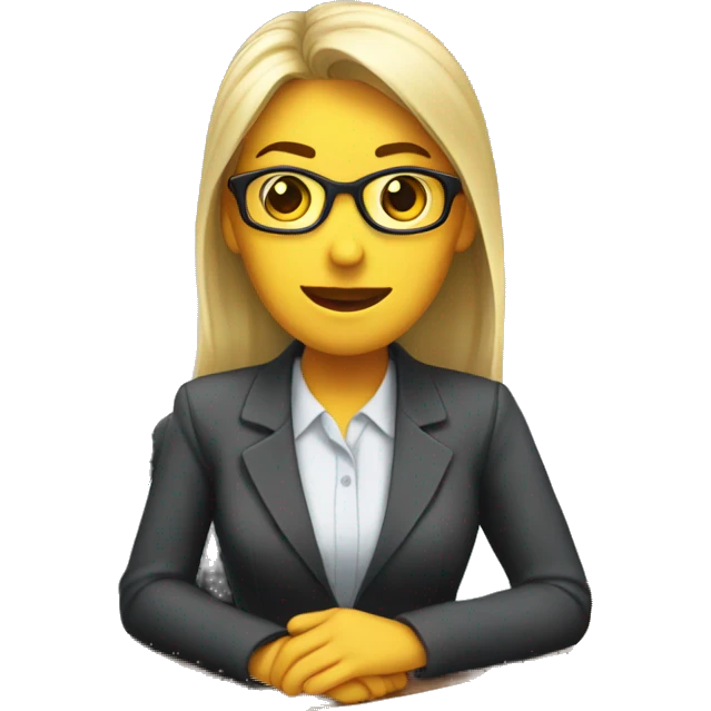 SECRETARY IN AN OFFICE emoji