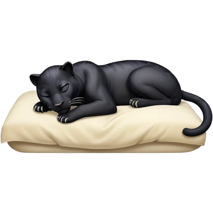 Black Panther sleeping emoji
