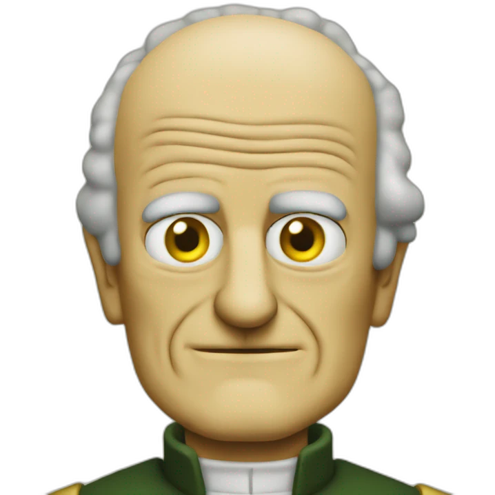 Montgomery Burns in roman emoji