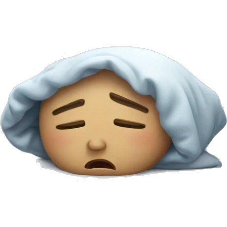 crying while sleep emoji