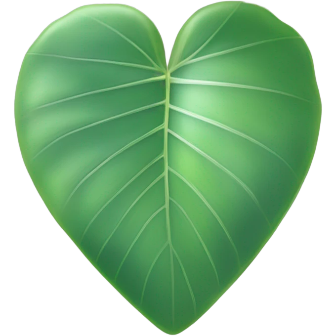 Eucalyptus green heart emoji