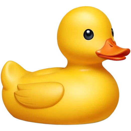 rubber yellow duck emoji