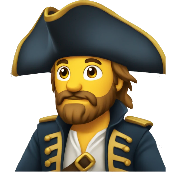 Helmsman Pirate ship emoji