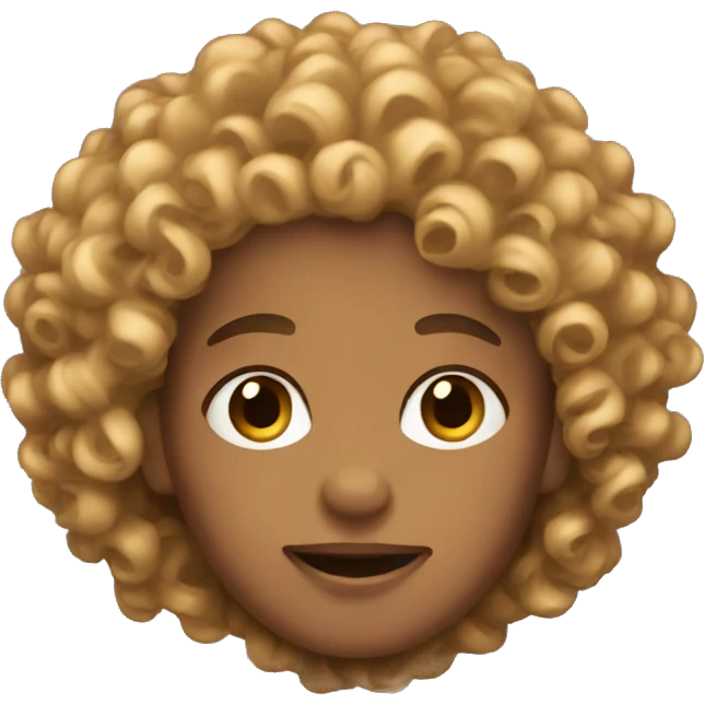 Curly hair emoji
