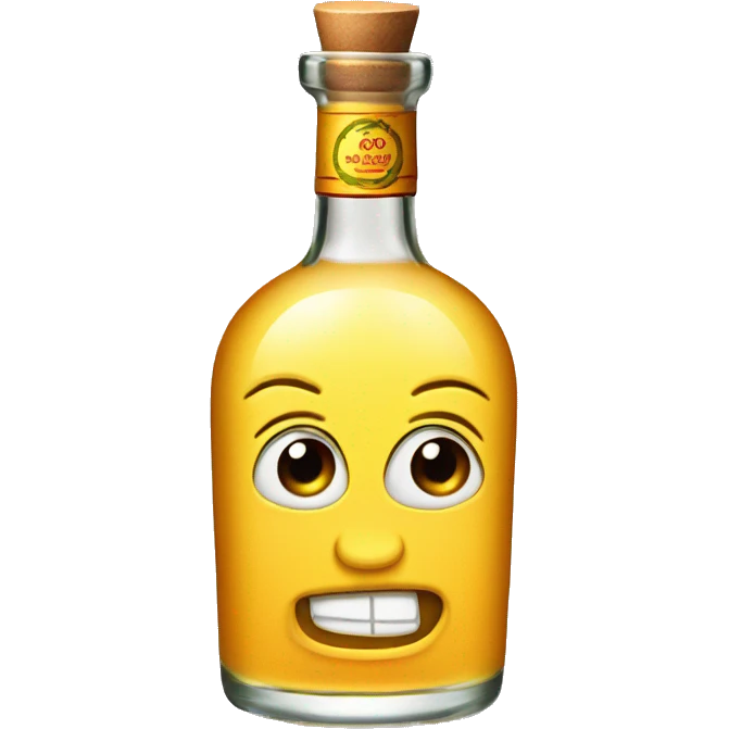 Tequila bottle emoji