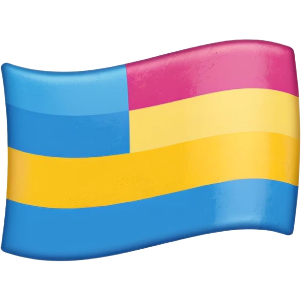 Pansexual small flag emoji emoji