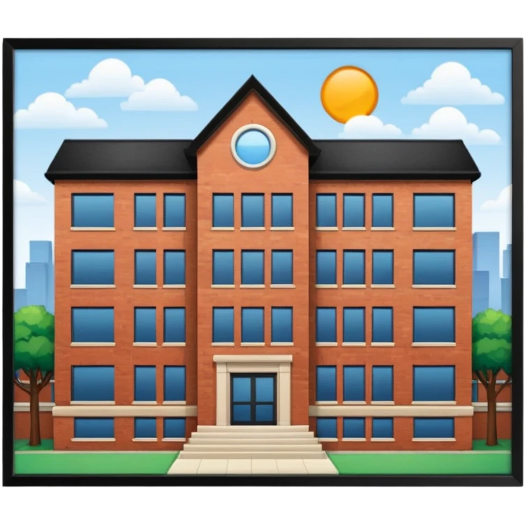 medium school emoji
