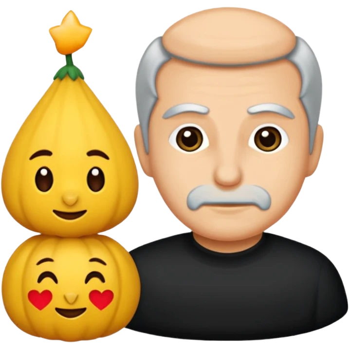 Siyah beş yapraklı yonca emoji