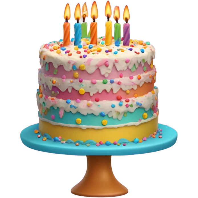 Birthday cake emoji