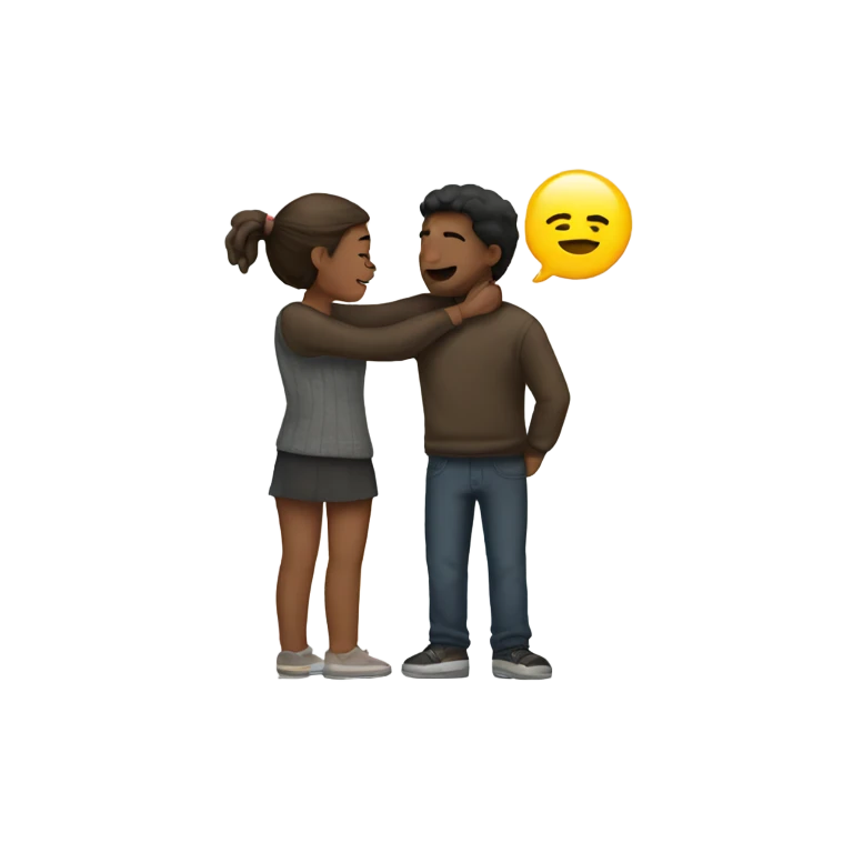 Two people hugging  emoji
