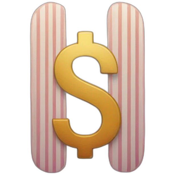stripe logo with a dollar sign emoji