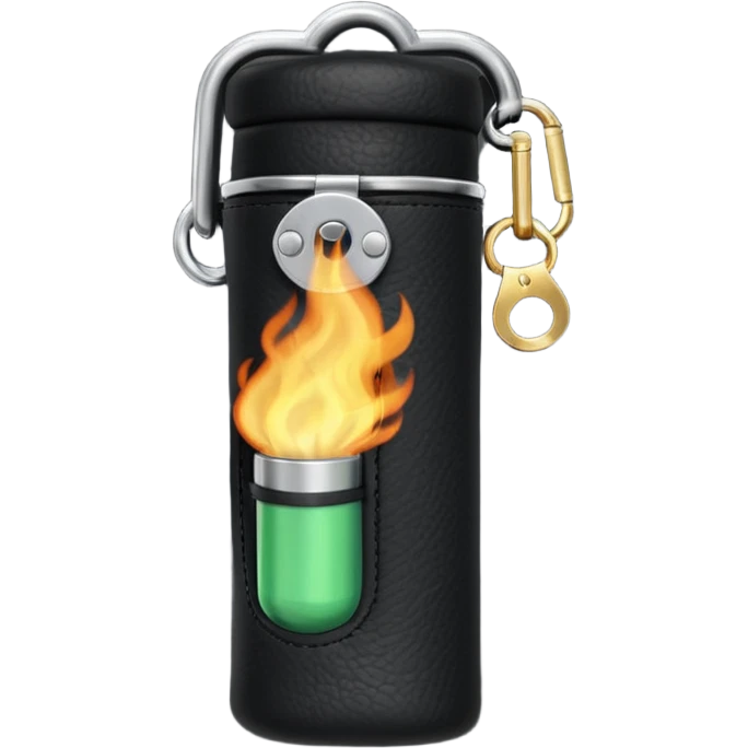 Smoke bomb pouch and belt
 emoji