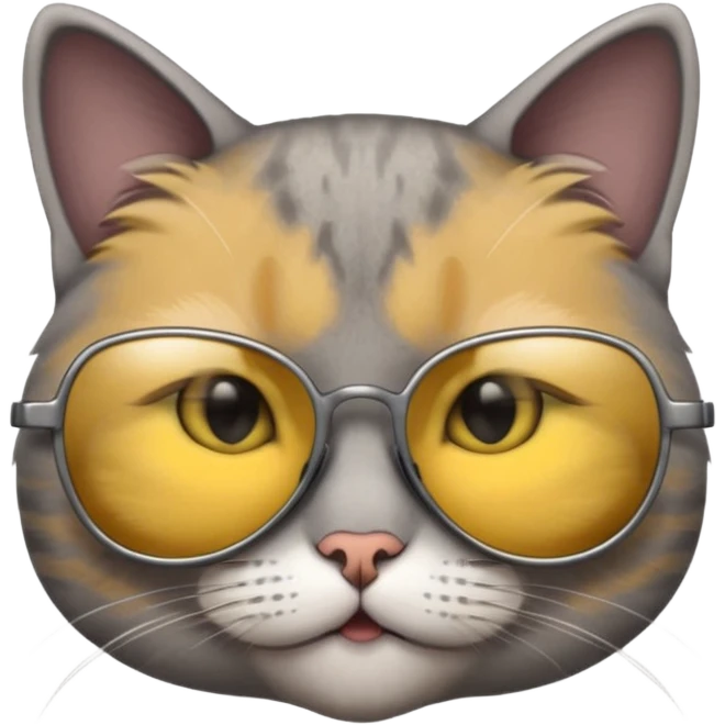 گربه با عینک آفتابی emoji