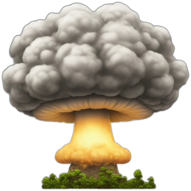 Mushroom cloud emoji