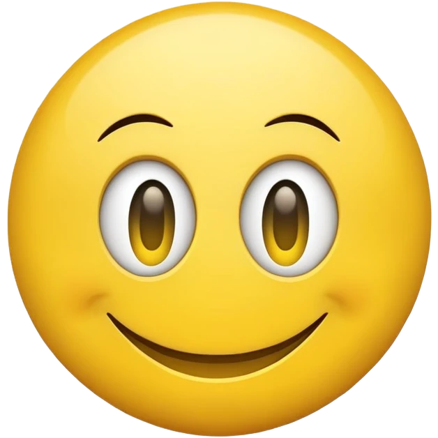Smiley face with his eyes moving ￼ emoji