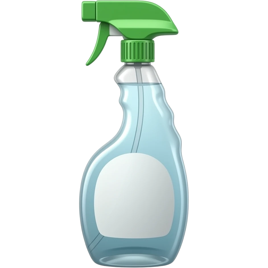 cleaning spray bottle emoji