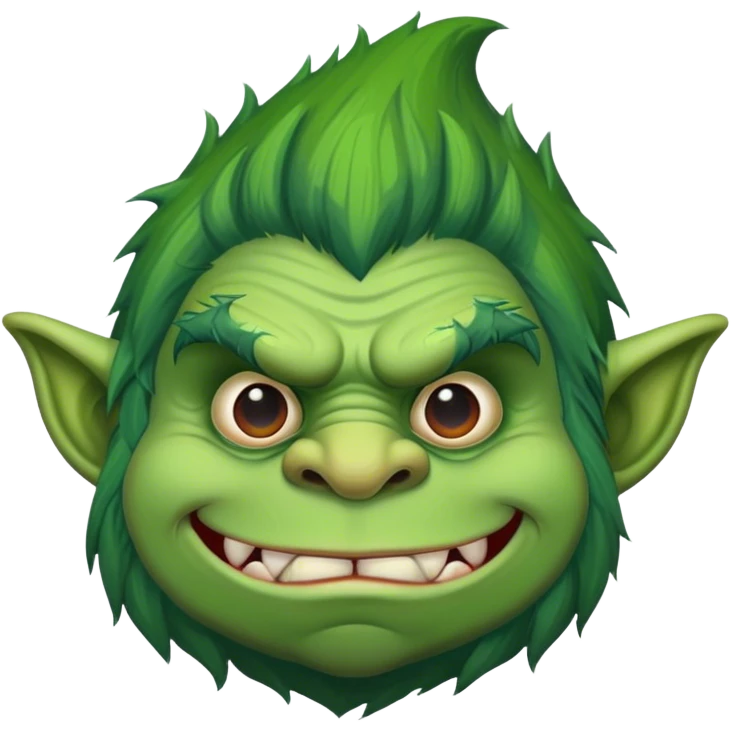 ugly troll emoji