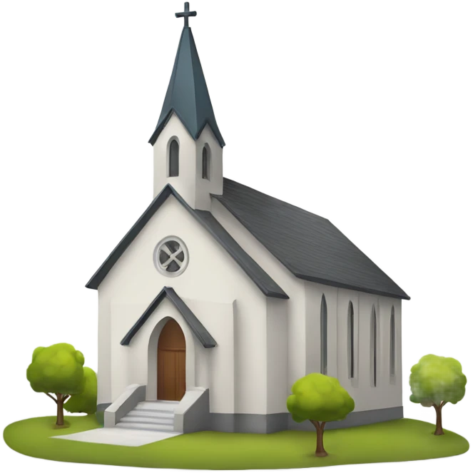 Modern church building  emoji