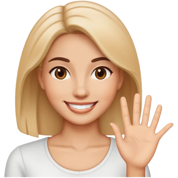 a women doing presentation emoji