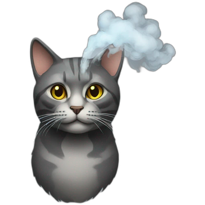 smoke cat emoji