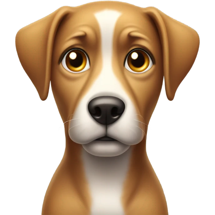 intelligent dog emoji