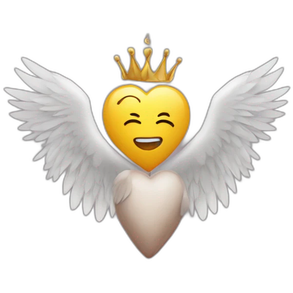corazon con alas emoji