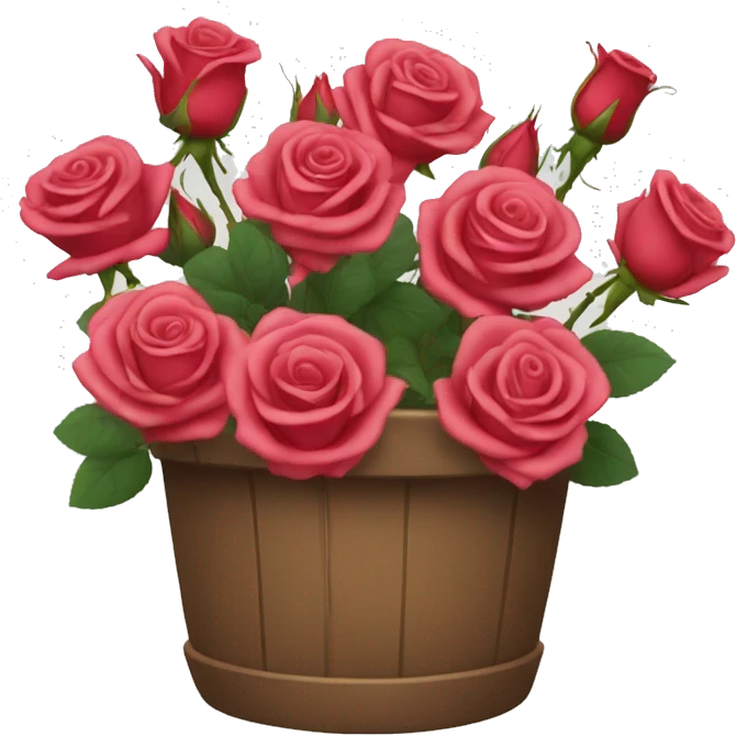 Roses in a Vasd emoji