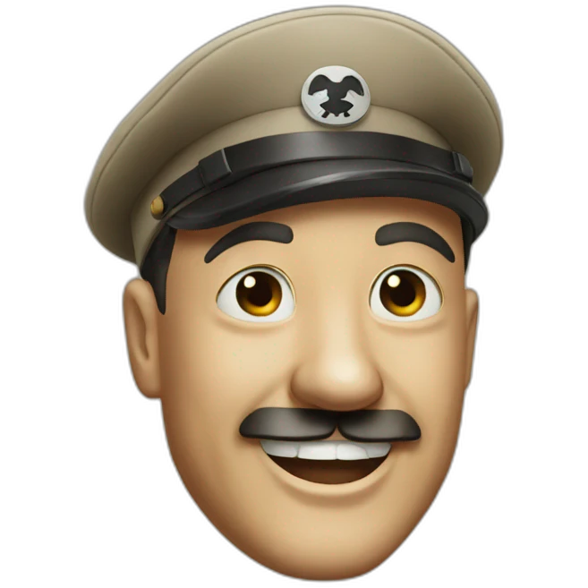 Hitler smiling emoji