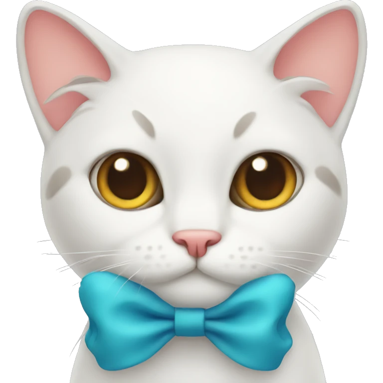 Cat with bow  emoji
