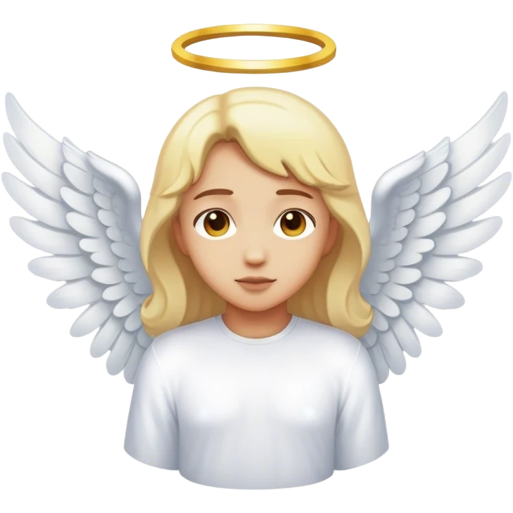 me with angel wings emoji