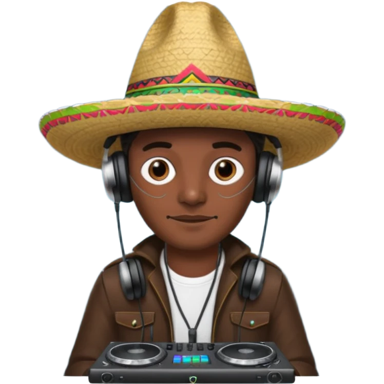 Mexican DJ emoji