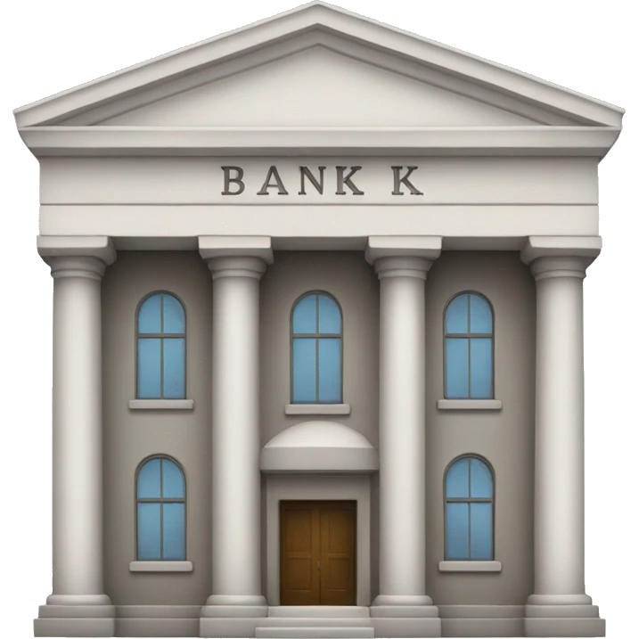 bank building emoji