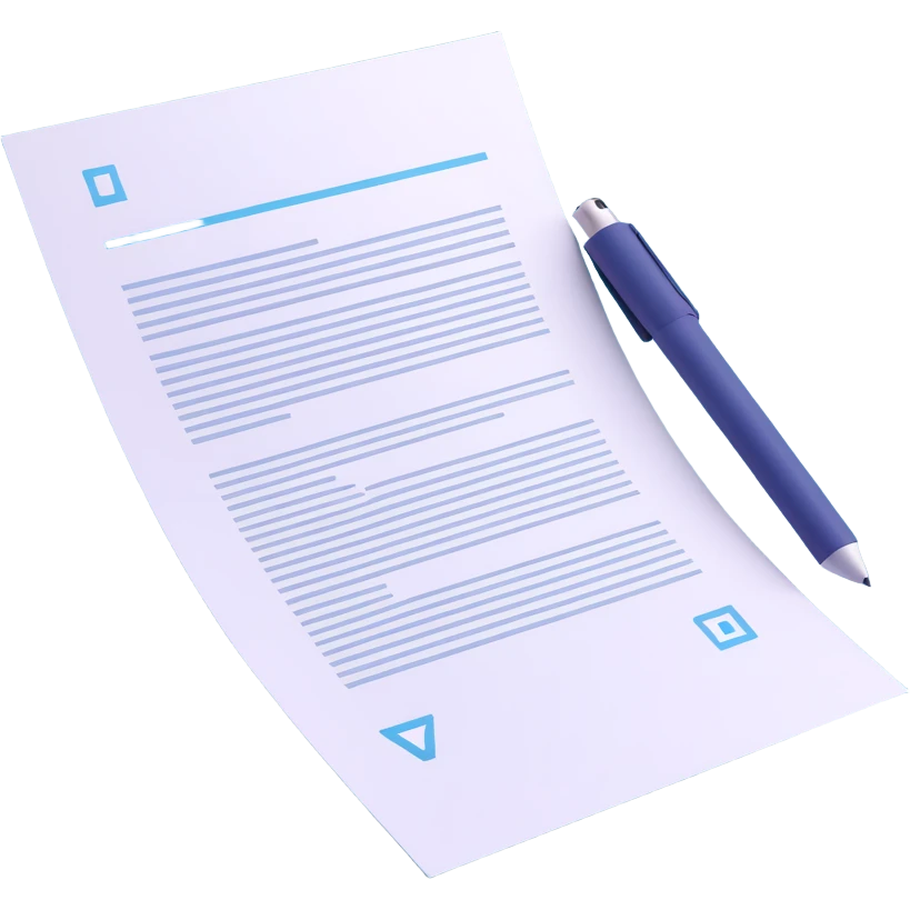 AI-powered document with text recognition, colors #3B2C85, #83fff8, #2C2828 emoji