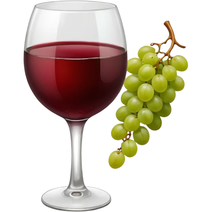 Make me some wine with bread and grapes emoji