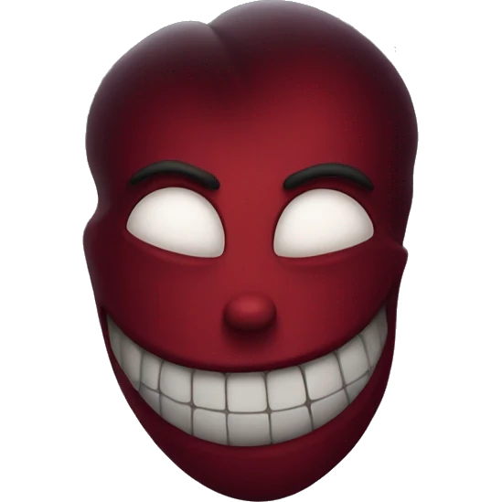 dark red heart that says toxin emoji