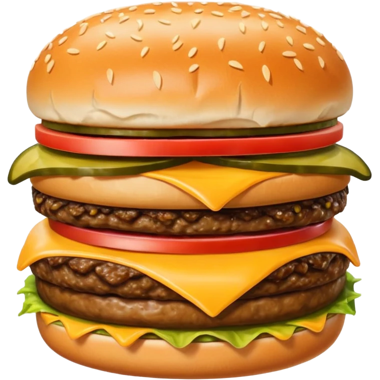 Double cheeseburger  emoji