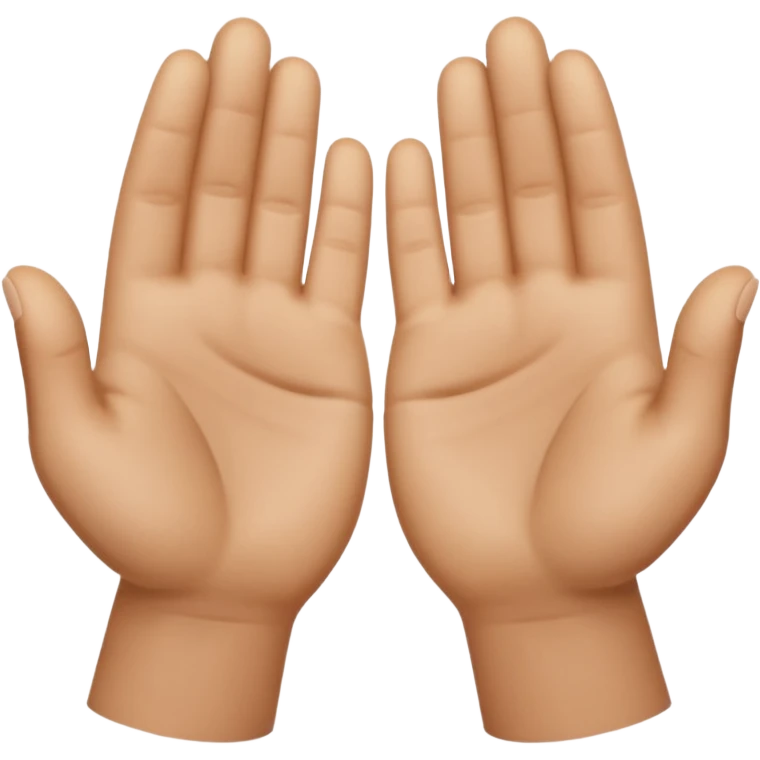 hands held up emoji