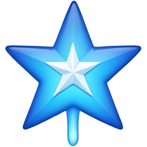 Blue star emoji