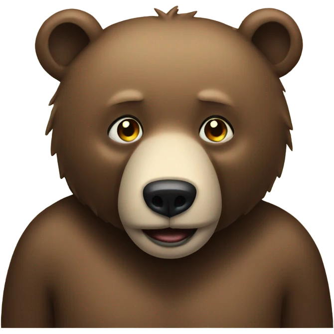 Sneak bear emoji